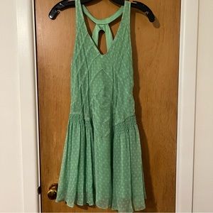Marc Jacobs vintage silk green polka dot dress